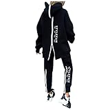 KGLHTYU Damen Trainingsanzug Jogginganzug Sport Freizeit Hoodie & Jogginghose Sweatshirts 2-teilige Outfits mit Kapuze für Frauen Freizeitanzug