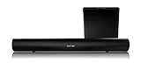 Harman/Kardon Sabre SB 26 Wireless Bluetooth HDMI 2.1-Kanal Soundbar Lautsprechersystem mit 100 Watt Drahtlosem Subwoofer Kompatibel mit Apple iOS, Windows und Android Geräten - Schw