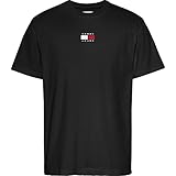 Tommy Jeans Herren TJM Tommy Badge Tee T-Shirt, Schwarz, XXL