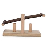 OKAT Papageien-Wippe, Pet-Schaukel-Spielzeug, umweltfreundliches Haustier-Kauspielzeug, für kleine H