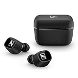Sennheiser CX 400BT True Wireless Earbuds - Bluetooth In-Ear Kopfhörer zum Musik hören und Telefonieren - Passive Noise Cancellation und anpassbare Touch-Control, schw