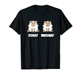 Schaf Unschaf Tshirt Spruch Lustig Witzig Kinder Wortwitz T-S