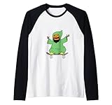 Herren Skateboarding Skelett Herren Jungen Skater Skateboard Halloween Rag