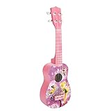 Fournyaa Flexibles Mini-Gitarren-Ukulelenspielzeug, Holz Langlebige 21-Zoll-Hawaii-Kindergitarre, Jungen und Mädchen für Kinder Anfänger(Purple Elf)