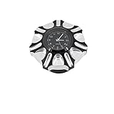 taitai Motorrad ölgasbehälter Kappe Brennstoffgasabdeckung mit Uhr Fit for Harley Dyna straße Bob Sportster XL 883 1200. Softail Breakout Touring. (Color : Fuel Tank Cap B)