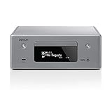 Denon RCD-N10 Kompaktanlage, HiFi Verstärker, CD-Player, Internetradio, Musikstreaming, HEOS Multiroom, Bluetooth & WLAN, AirPlay 2, Alexa Kompatibel, 2 Optische TV-Eingänge, ohne Lautsprecher, g