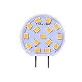 G8LED Lampe Keramik 2835 Highlight Lampe Perlen 2W Schranklampe horizontale Steckerlampe LED Lampe,3000K (warmweiß),15 STÜCKE