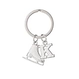 cooltime Schlittschuh-Schlüsselanhänger für Damen und M