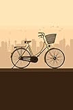 Vintage City Bike: Graph Paper Notebook, 6x9 Inch, 120 pag