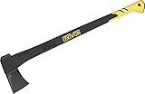 LEXIVON V36s Spaltaxt, 91,4 cm leichter Fiberglasverbund-Griff und ergonomischer TPR-Griff, inklusive Schutztasche (LX-V36S)