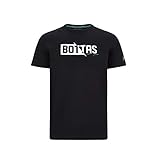 Mercedes-AMG Petronas Offizielle Formel 1 Merchandise 2020 - Valtteri Bottas 77 T-Shirt Herren - Schwarz - Baumwolle - XL