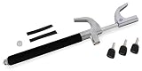 Stagecaptain Lenkradschloss - Lenkradsperre aus Stahl - Lenkradkralle für Lenkräder mit ca. 16-30 cm Durchmesser - Wegfahrsperre mit einfacher Installation - Diebstahlschutz mit 3 Schlü