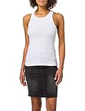 ONLY Damen ONLKENYA Life Rib Tank JRS NOOS Top, White, S