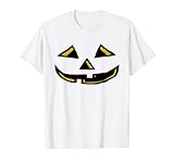 Halloween Gruseliges Kürbis Gesicht Lustiges Karneval Kostüm T-S