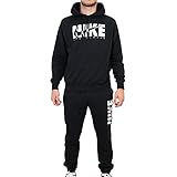Nike Herren NSW Trainingsanzug Schwarz 3XL