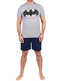 DC Comics Herren Batman Schlafanzuge Blau Size M