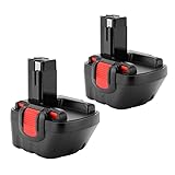 2x iPrize 12V 4.0Ah Ni-MH Ersatzakku für Bosch 2607335261 2607335274 2607335375 2607335415 2607335454 2607335541 2607335675 BAT043 BAT045 BAT046 BAT049 BAT120 BAT139 PSR 12VE-2 GSB 12 VE-2 GSR 12 VE-2