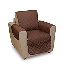 Mediashop Couch Coat braun-beige, Größe S | geeignet für Coach Sessel | Couch Schoner | Das Original aus dem TV