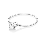 Ibralet 925 Sterling Silber Armband, Du Bist Geliebt Vorhängeschloss Armband Weiblichen Schmuck 100% 925 Sterling Silver Charm Armband Accessoires Festival Paar Geschenk Der F