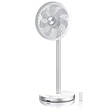 Brandson - Standventilator mit DC Motor 9 Geschwindigkeiten - Ventilator mit Fernbedienung - 60° Energieeinsparung - Timer 1 bis 8 Stunden - 4 Modi - 100° Oszillation – LED Display