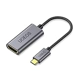 UOEOS USB C auf HDMI Adapter, USB C zu HDMI Kabel, 4K USB Typ C Kompatibel mit MacBook Pro 2018/2017, Samsung Galaxy S9/S8 Huawei Mate 20/Dell XPS 13/15 M