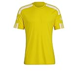 Adidas Herren Squadra 21 Jersey SS T-Shirt, team yellow/white, XL