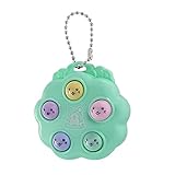OLENGAO Fidget Toys Whack A Mole Schlüsselanhänger Grübchen Fidget Board Tragbares Antistress Dekompressionsspielzeug fü