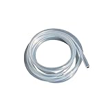 DSFHKUYB Silikonschlauch 8mm ID x 10mm AD Durchsichtiger Flexibler Silikongummischlauch Wasserluftschlauch transparent (16.4ft / 5m),8mm ID x 10mm OD