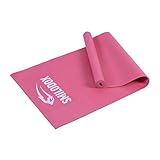 SMILODOX Yoga Matte - Extra Flache 5mm Matte - Ideales Trainingsgerät fürs Homeworkout, Yoga & Pilates, Color:Pink