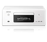 Denon RCD-N11DAB Kompaktanlage, HiFi Verstärker, CD-Player, Internetradio, Musikstreaming, HEOS Multiroom, Bluetooth und WLAN, AirPlay 2, Alexa Kompatibel, 2 Optische TV-Eingänge, DAB+ R