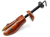 MAATCHH Schuhbaum Schuh Baum Holzschuh Baum für Männer und Frauen Schuhe Expander Djustable Schuhdasser Shaper Rack Schuhspanner (Color : Brown, Größe : 39 41)