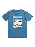 Quiksilver Jungen Scenic Drive T-Shirt, Opacity, KAPITÄNE BLAU, M/12