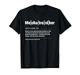 Mechatroniker T-Shirt Lustiges Geschenk Kolleg