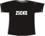 Zicke; T-Shirt schwarz, Gr. XXXL