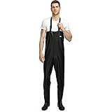 ENJOHOS Wathose Heren Anglerhose Wasserdicht Fischerhose Teichhose (EU 43)