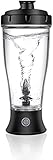 BDRSLX Eiweiß-Shake- Flasche 350ml Automatisches Rührbecher elektrischer Kaffeetasse Magnetisierung Magnetischer Rührer- Tasse Shaker Sport (Color : Black, Size : 1)