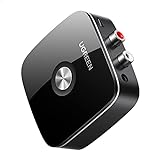 UGREEN Bluetooth Empfänger für Stereoanlage, HiFi Bluetooth Receiver mit Bluetooth 5.0 Audio Bluetooth Adapter mit Cinch Klinke B