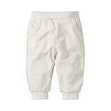 Bornino Basics Nickihose - kuschelig weiche Jogginghose für Babys aus Baumwolle - Komfortbund, elastische Beinabschlüsse & S