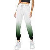 min-bmao Damen Jogginghose Baumwolle Sweatpants Sporthose lang Freizeithose High Waist Laufhosen Trainingshose Jogginghose Damen Leicht Atmungsaktiv Trainingshose Frauen Sporthose Lang Track