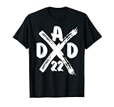 Herren Papa Vater Werdender Vater Geschenk 2022 Baby Vatertag T-S