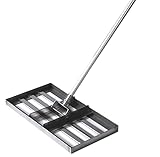 FEFCK Golf Garden Grass Levelawn Rasenebene Rake Garten Rake Verdickte 304 Edelstahl Zum Nivellieren des Bodens Breaking Und Reinigen Von Trü