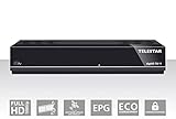 TELESTAR digiHD TS 11 - Sat Receiver HD - digitaler HD Satelliten Receiver (DVB-S, DVB-S2, HDTV, HDMI, Scart, USB, AAC, Fernbedienung, Mediaplayer, vorprogrammierte Programmliste) schw