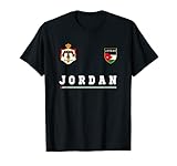 Jordan T-Shirt Sport/Fußballtrikot Tee Flagge Fußball Amman T-S
