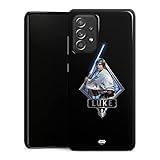 DeinDesign Premium Case kompatibel mit Samsung Galaxy A52s 5G Smartphone Handyhülle Hülle matt Lichtschwert Star Wars J