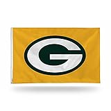 NFL Rico Industries Green Bay Packers Flagge/Banner/Wanddekoration – Premium Design mit Metallösen, für den Innen- und Außenb