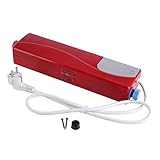 Elektro-durchlauferhitzer, 220v 3000w Mini Tankless Instant-heißwasserbereiter Badezimmer Küche Waschen Mit Led-anzeige, Rost-Beweis, Korrosionsbeständig (rot)