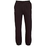 Kappa Herren Jogging-Hose Snako | Lange Sport-Hose Retro-Look I Trainingshose mit Eingriffstaschen | 005 black, Größe XL