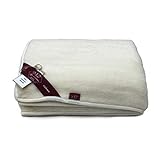Wolldecke Kaschmir Prestige Naturhaardecke weiche & warme Kuscheldecke Couch- Sofadecke Wohndecke Größe 160 x 200, Farbe E