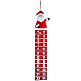 thematys® - Adventskalender 2021 Kinder zum Befüllen & Aufhängen - Weihnachten Weihnachtskalender mit Zahlen für Männer, Frauen & Kinder 95x16cm (Style010)