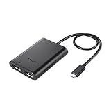 i-tec USB C auf Dual Display Port Video Adapter 4K HD